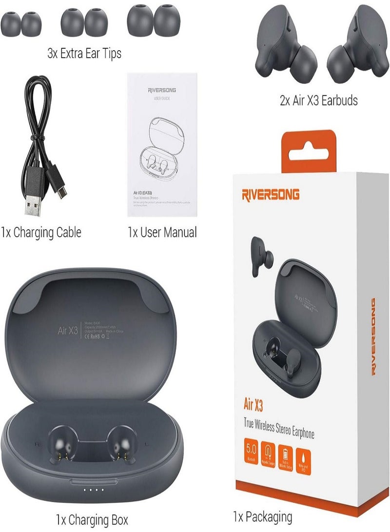 ريفرسونج سماعة بلوتوث ريفرسونج EA30 Air X3 - رمادي - Image 3